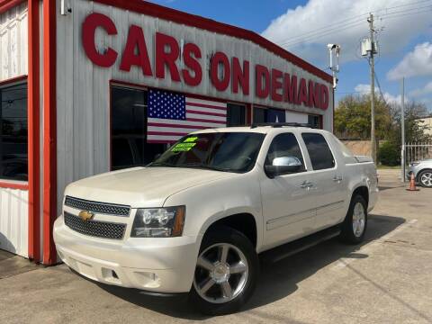 2012 Chevrolet Avalanche for sale at Cars On Demand 2 in Pasadena TX