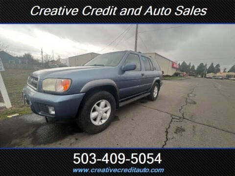 2001 Nissan Pathfinder for sale at Creative Credit & Auto Sales in Salem OR