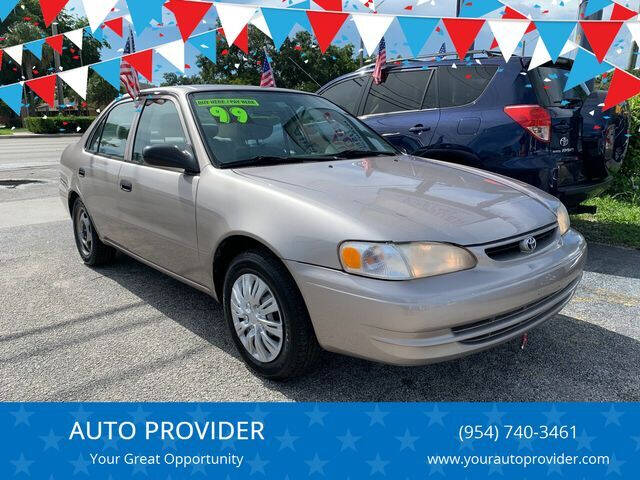 Used 1999 Toyota Corolla For Sale In Fort Lauderdale Fl Carsforsale Com