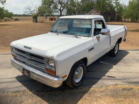 1989 Dodge D100 Pickup for sale at STREET DREAMS TEXAS in Fredericksburg TX