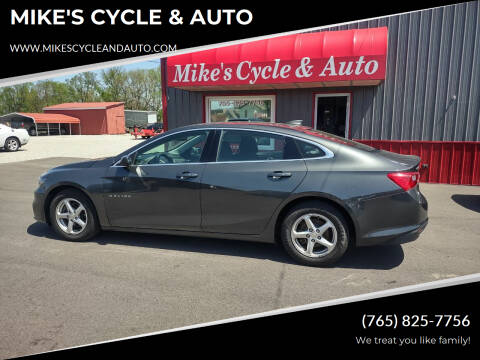 2017 Chevrolet Malibu for sale at MIKE'S CYCLE & AUTO in Connersville IN