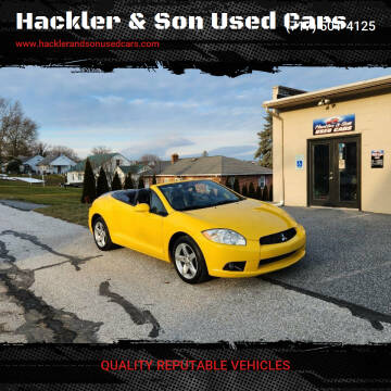 2009 Mitsubishi Eclipse Spyder for sale at Hackler & Son Used Cars in Red Lion PA