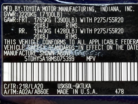 2021 Toyota Sequoia Nightshade