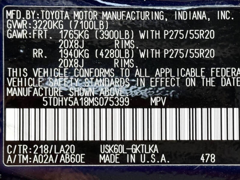 2021 Toyota Sequoia Nightshade