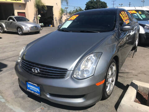 2006 Infiniti G35 for sale at Sanmiguel Motors in South Gate CA