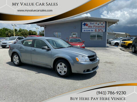 2008 Dodge Avenger for sale at My Value Car Sales - Upcoming Cars in Venice FL