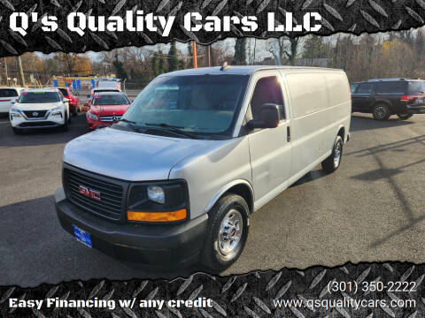 2017 GMC Savana for sale at Q's Quality Cars LLC in Capitol Heights MD