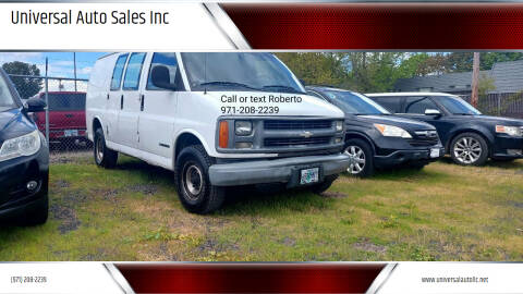 2002 Chevrolet Express for sale at Universal Auto Sales Inc in Salem OR