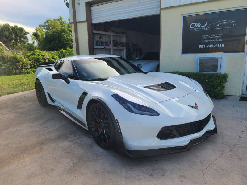 2019 Chevrolet Corvette for sale at O & J Auto Sales in Royal Palm Beach FL