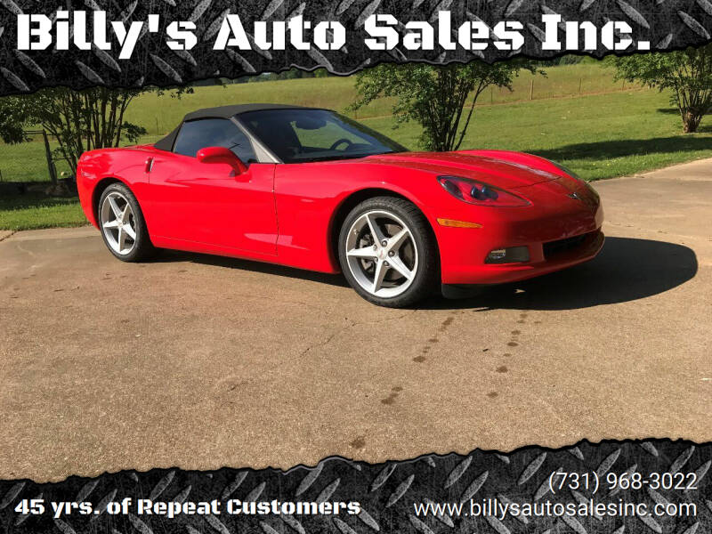 2012 Chevrolet Corvette for sale at Billy's Auto Sales in Lexington TN