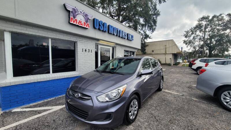 2016 Hyundai Accent for sale at M & M USA Motors INC in Kissimmee FL