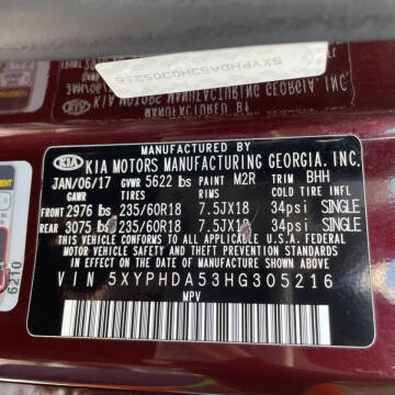 2017 Kia Sorento EX V6