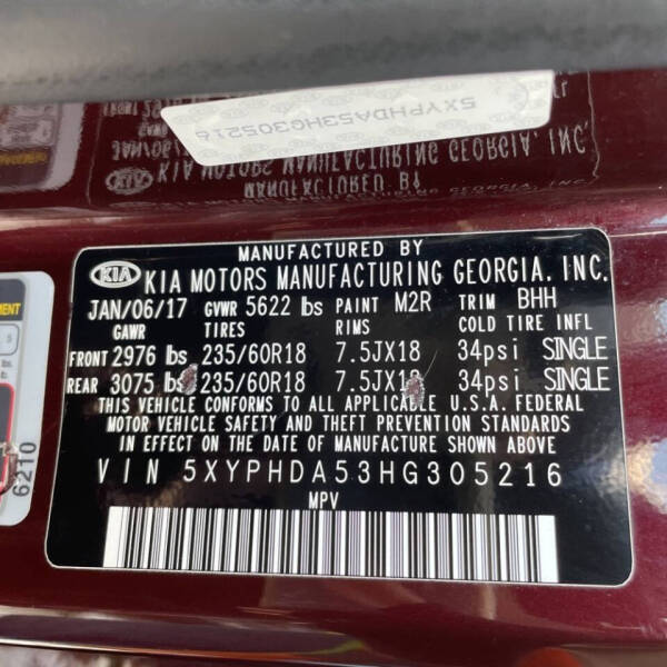 2017 Kia Sorento EX V6