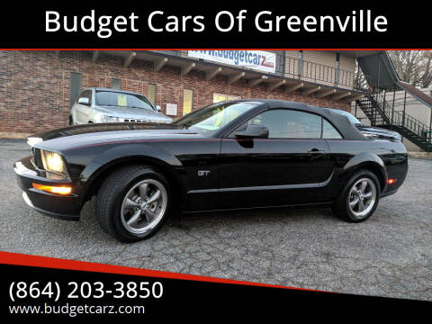 2006 Ford Mustang for sale at Budget Cars Of Greenville in Greenville SC