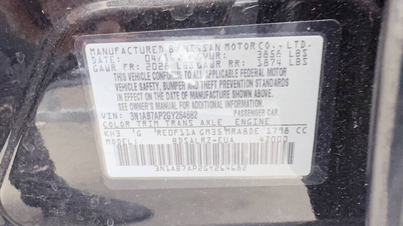 2016 Nissan Sentra SR