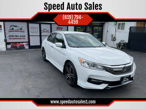 2016 Honda Accord for sale at Speed Auto Sales in El Cajon CA