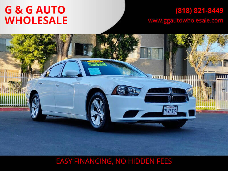 2014 Dodge Charger for sale at G & G AUTO WHOLESALE in North Hollywood CA