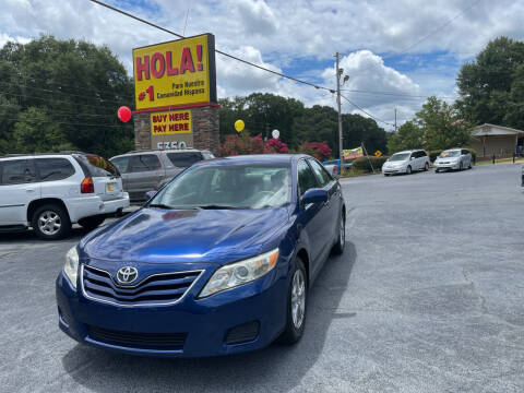 2010 Toyota Camry for sale at NO FULL COVERAGE AUTO SALES LLC in Austell GA