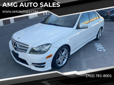 2013 Mercedes-Benz C-Class for sale at AMG AUTO SALES in Las Vegas NV