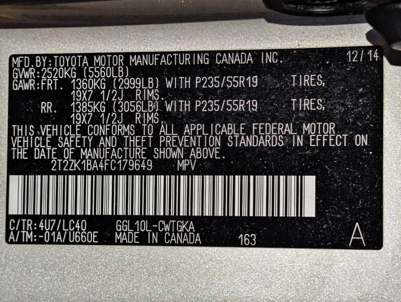 2015 Lexus RX 350