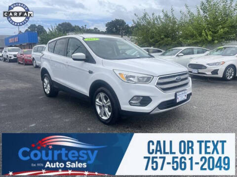 2017 Ford Escape for sale at Courtesy Auto Sales in Chesapeake VA