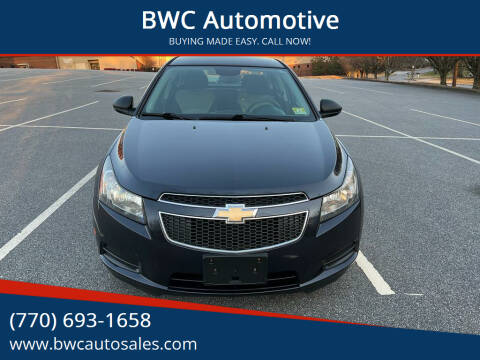 2014 Chevrolet Cruze for sale at BWC Automotive in Kennesaw GA