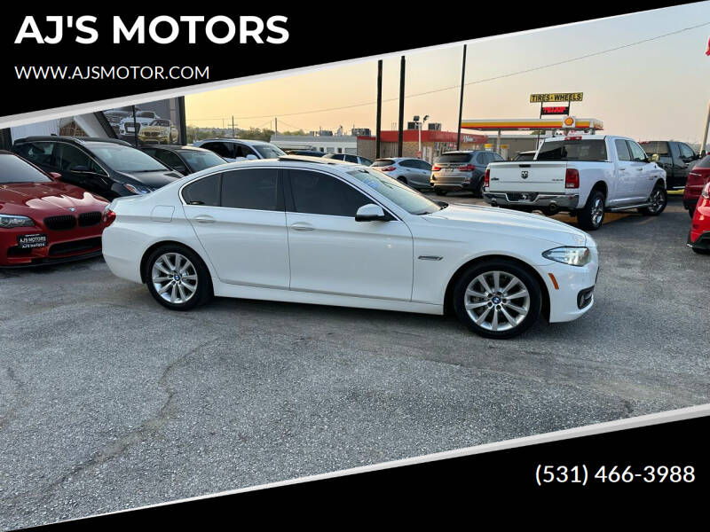 2016 BMW 5 Series for sale at AJ'S MOTORS in Omaha NE
