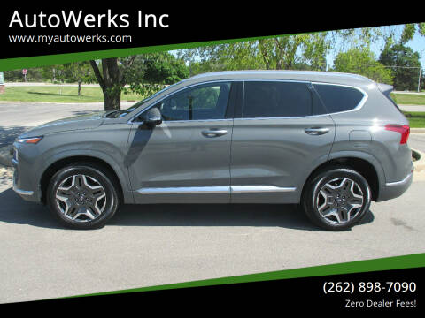 2021 Hyundai Santa Fe for sale at AutoWerks Inc in Sturtevant WI