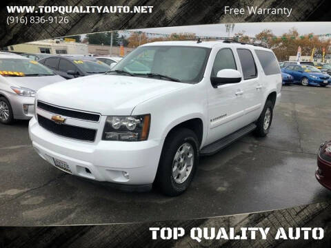 2007 Chevrolet Suburban for sale at TOP QUALITY AUTO in Rancho Cordova CA