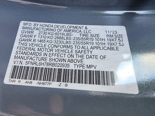 2024 Honda Odyssey Sport