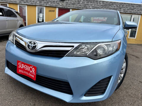 2012 Toyota Camry for sale at Superior Auto Sales, LLC in Wheat Ridge CO
