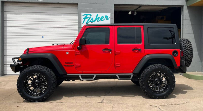 2017 Jeep Wrangler Unlimited for sale at Fisher Auto Sales in Longview TX