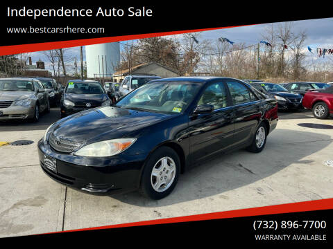 2002 Toyota Camry for sale at Independence Auto Sale in Bordentown NJ