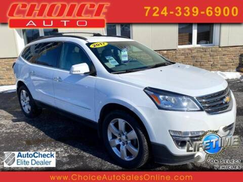 2017 Chevrolet Traverse for sale at CHOICE AUTO SALES in Murrysville PA