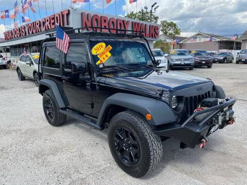 2016 Jeep Wrangler for sale at Giant Auto Mart 2 in Houston TX