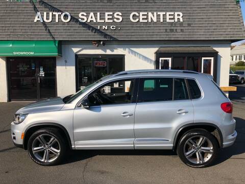 2017 Volkswagen Tiguan for sale at Auto Sales Center Inc in Holyoke MA