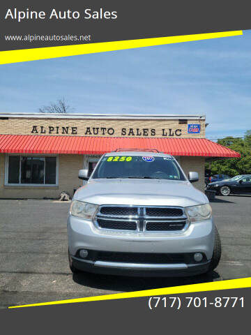 2011 Dodge Durango for sale at Alpine Auto Sales in Carlisle PA