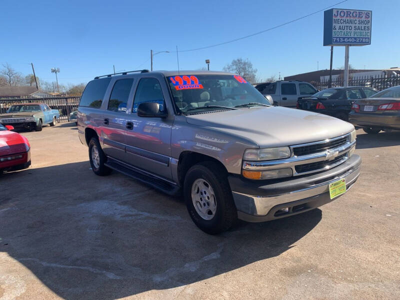 2003 Chevrolet Suburban for sale at JORGE'S MECHANIC SHOP & AUTO SALES in Houston TX