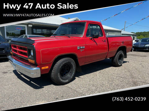 1987 Dodge RAM 150 for sale at Hwy 47 Auto Sales in Saint Francis MN