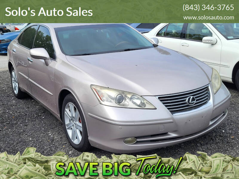 2008 Lexus ES 350 for sale at Solo's Auto Sales in Timmonsville SC