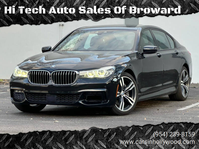 2016 BMW 7 Series for sale at Hi Tech Auto Sales Of Broward in Hollywood FL