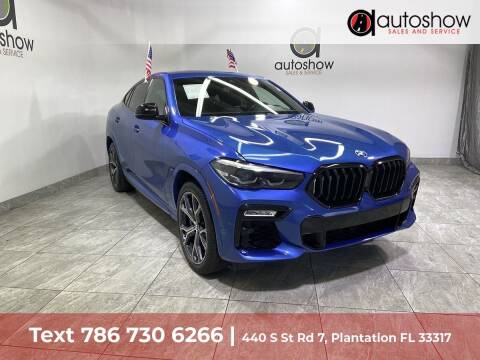 2020 BMW X6 for sale at AUTOSHOW SALES & SERVICE in Plantation FL
