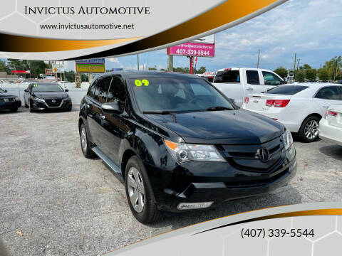 2009 Acura MDX for sale at Invictus Automotive in Longwood FL
