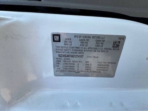 2016 Chevrolet Express 2500