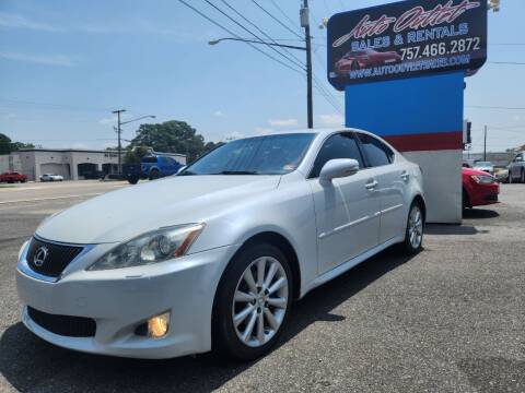 2010 Lexus IS 250 for sale at Auto Outlet Sales and Rentals in Norfolk VA