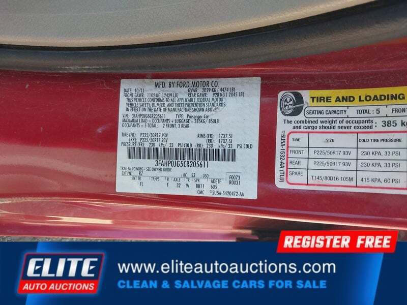 2012 Ford Fusion SEL