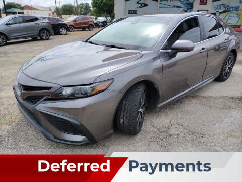 2021 Toyota Camry for sale at SOLOAUTOGROUP in Mckinney TX