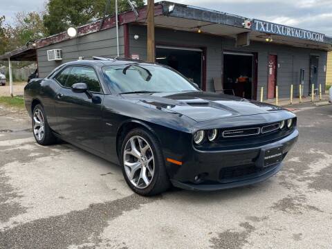 2015 Dodge Challenger for sale at Texas Luxury Auto in Houston TX