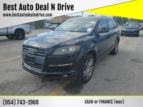 2008 Audi Q7 for sale at Best Auto Deal N Drive in Hollywood FL