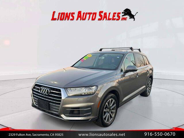 2017 Audi Q7 for sale at LIONS AUTO SALES in Sacramento CA